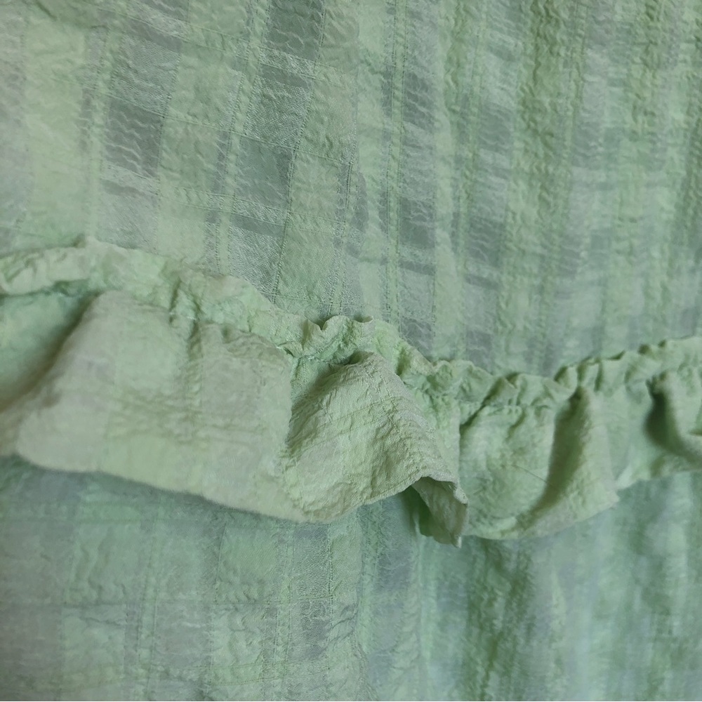 Lulu’s Summer Sophisticate Lime Green Tie-Strap Two-Piece Maxi Dress Siz… - Picture 12 of 14